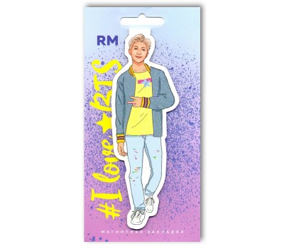 Магнитная закладка BTS Рэп Монстр (RM)