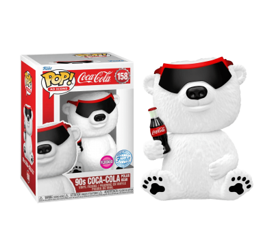 Белый Медведь Coca-Cola флокированный (Эксклюзив Amazon)