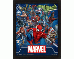 3D Постер - Marvel
